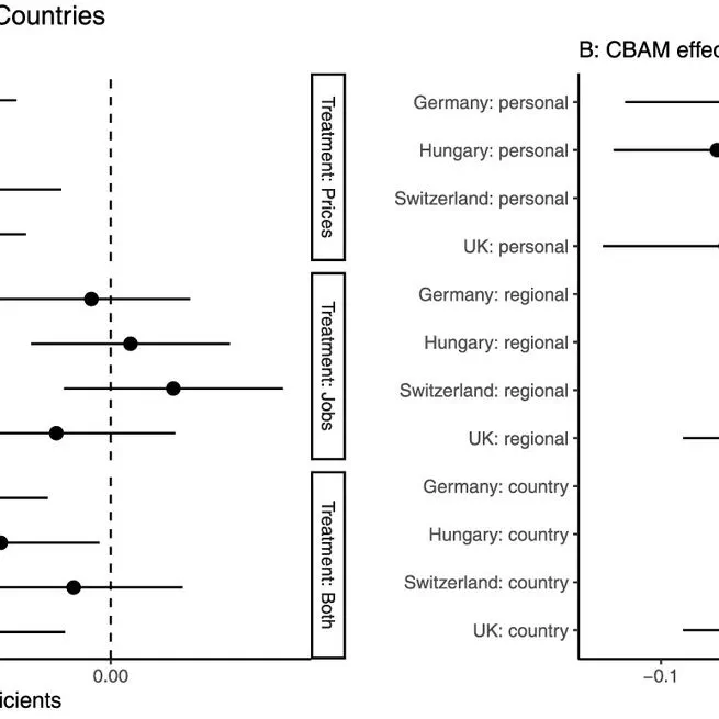 Distributional Consequences Shape Public Support for the EU Carbon Border Adjustment Mechanism: Evidence from four European Countries